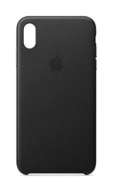 Apple Coque en Cuir (pour iPhone XS Max) - Noir