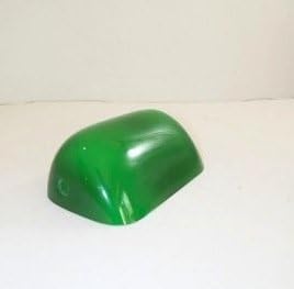 Arterameferro Replacement Glass For Small Ministerial Brass Lamp, Green, 15 cm x 10 cm