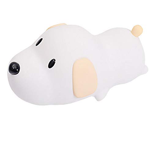 Preisvergleich Produktbild Ahatech Nachtlicht Jahr des Hundes Maskottchen Haustier Silikon Nachttischlampe 2W