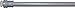 Produktbild Tilldekor Gardinenstange, Metall, Silber, 84 x 9.5 x 5 cm, 1 Einheiten