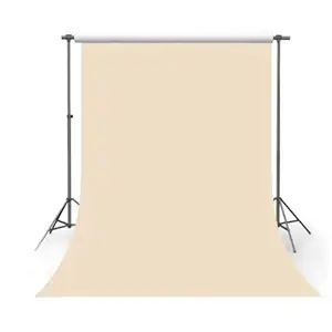 Boltove 8x12 Ft. Beige-Skin Screen Backdrop Background Curtain Rod Pocket for Photography, Photoshoot, Product Photography,, Live Streaming, Zoom Meetings, VFX Editing, YouTube Video, FB Short Video, Instagram Reels