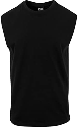 URBAN CLASSICS Canotta Uomo Oversize, Canottiera con Maniche dallo Stile non Rifinito per Allenamento, Palestra, Tank Top Sportivo, Taglie S - XXL