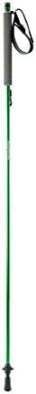 Folding Trekking Pole Outdoor Ultralight Alpenstock 7075 Aluminum Alloy Crutch Speed Lock Telescopic Rod Four Fold Folding Trekking Stick Non-Slip Strong Horse Rope Polyethylene Fiber Hiking Poles,Green
