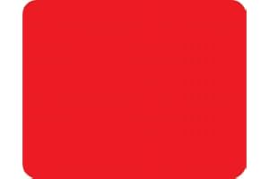 Small Glass Worktop Saver - Chopping Board - Red - 30 x 22cm - by Pearl Glass