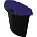 Produktbild 5 x Helit Abfalleinsatz für Groß-Papierkorb (30l) 6l schwarz mit Deckel blau