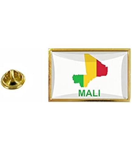 PATCH ECUSSON DRAPEAU Mali Malien Imprime Thermocollant Rond Cocarde