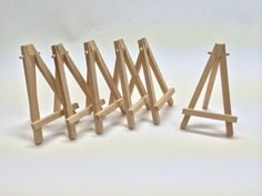 10 Stück Hochzeitsnamensschilderhalter, Menübord Mini 6″ Staffelei [version:x7.2] by DELIAWINTERFEL - 4