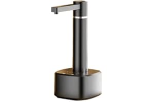 WANWEN Distributeur de Bouteille d'eau de Bureau, Pompe à Eau de Bureau Intelligente, Distributeur d'eau en Bouteille, Usb Chargeant la Pompe à Eau Potable, pour la maison, la cuisine, camping (Black)