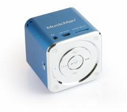 Technaxx Mini Musicman 3 W Bleu - Enceintes Portables (DE 1 Voie, 3 W, 150 - 18000 HZ, 4 ?, 10%, avec Fil)