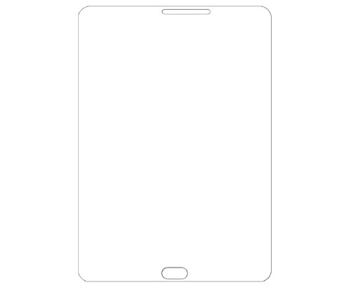 PREMYO Samsung Galaxy Tab S2 8.0 Panzerglas. Galaxy Tab S2 8.0 LTE Schutzfolie mit Härtegrad 9H und abgerundeten Ecken 2,5D. Tab S2 8.0 Schutzglas - 4