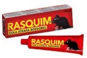 PQS PISCINAS Y CONSUMO Rasquim pegamento para atrapar ratas y ratones cola tubo 135g