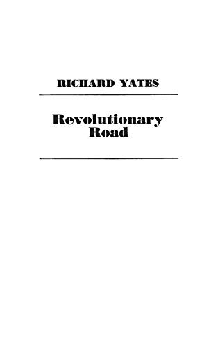 Revolutionary Road. livre