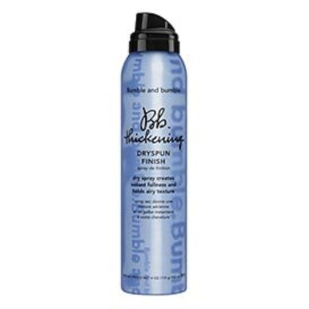 Dry spinning. Dryspun finish bumble and bumble. bumble and bumble dry shampoo. dry finish texture spray. bumble and bumble thickening dryspun texture spray.