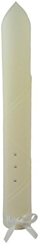 6x Stylish Slim Tower Napkins with Crystals & Bow Quality Napkins Ready Napkins Table Decoration Set for Wedding Wedding Wedding Napkins Christmas Party Plain Plain Cream Ivory Champagne