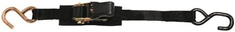 BoatBucklePro Series Ratchet Transom Tie-Downs, 2-Pack, 1-Inch x 3.5-Feet
