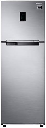 Samsung 345L 3 Star Inverter Frost Free Double Door Refrigerator (RT37T4513S8/HL, Elegant Inox, Convertible)