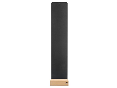 KalaMitica Magnettafel Metall in Anthrazit mit Holzfuß, beschreibbar 14 x 74 cm-für Magnetische Töpfe als Deko oder Wandaufbewahrung, 25014-102-000 - 2