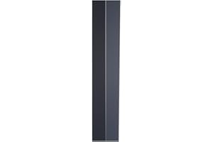 BRICO-TOITURE Cornière 90 ° Aluminium Gris ardoise - 2ML - Extérieur 100 X 100 mm