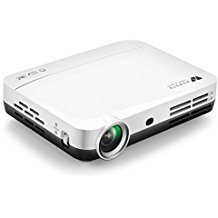 WOWOTO H8 Video Projector,3D DLP Projector 1280x800 Support 1080P Full HD , Android 4.4 OS , with Keystone, HDMI, WIFI & Bluetooth