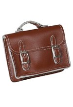 Preisvergleich Produktbild Schildkröt Puppenzubehör, Puppen Aktentasche aus Leder, braun