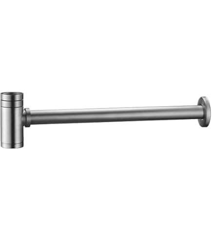 Mice Click-Klack-ventiel, geschikt voor wastafel en bides, eenvoudige installatie, afvoerstop voor wastafel, universeel met of zonder overloop, pop-up Black Gun Metal-VCC022