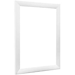 NiRa35-Top Cadre Photo 50x65 cm en Couleur Blanc Matt avec Verre Acrylique antireflet