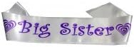 Big Sister Sash with 5 x free babies babies mums advice cards