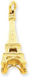 14k Eiffel Tower Charm by UKGems