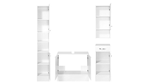 KESPER Badmöbel-Set Como, 4-teilig weiß - 3