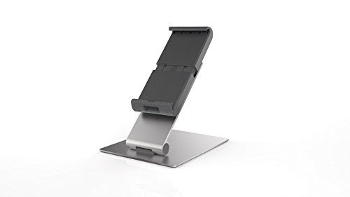 Durable 893023 Tablet Tischhalterung für alle Tablets 7-13″, 360° drehbar mit Diebstahlsicherung, silber - 3