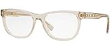 54/17/140 Versace 0VE3263B Monturas de gafas, Transparente Beige, 54 para Mujer
