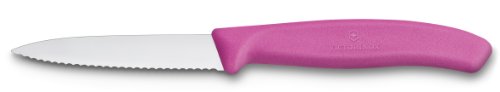 Victorinox Küchen- Gemüsemesser 1 Stück Swiss Classic Wellenschliff, Pink, 6.7636.L115