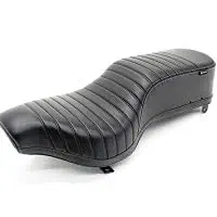 Amazon Brand - ROYAL WARRIORS Bullet Seat Assembly Black RW119A28 Genuine Seat Complete Seat Assembly for Royall Enfieeld Bullet, Standard, Electra, 350 & 500cc BS-3, BS-4 & BS-6