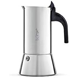 Bialetti 1698 Venus Cafetière Italienne - 2 Tasses, Acier Inoxydable, Argent