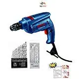 KROST Bosch GSB 450-Watt Impact Drill Machine Kit with Drill Bits and Multi-Tool (Blue, 450 Watt)