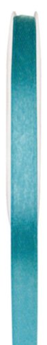 Schleifenband 50m x 3mm TÜRKIS - GRÜN SATINBAND Geschenkband DEKOBAND