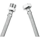 FEYZA YAPI 3/8X3/8 Nipelli Flex Hortum Bağlantı flexi dişi-erkek oynar rakor 50 CM