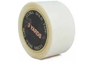 Astrid Leistner Tape Ultra Hold Tape - Nastro adesivo trasparente per extension, 2,5 cm x 2,75 m