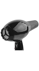 New Nova NV-6130 Hair Dryer for Silky Shine Hair 1800 W Hot and natural air.(black)