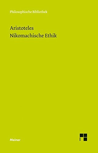 Philosophische Bibliothek, Bd.5, Nikomachische Ethik