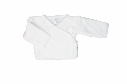 King Bear 111631 Knitted Wrap Cardigan White 3 Months