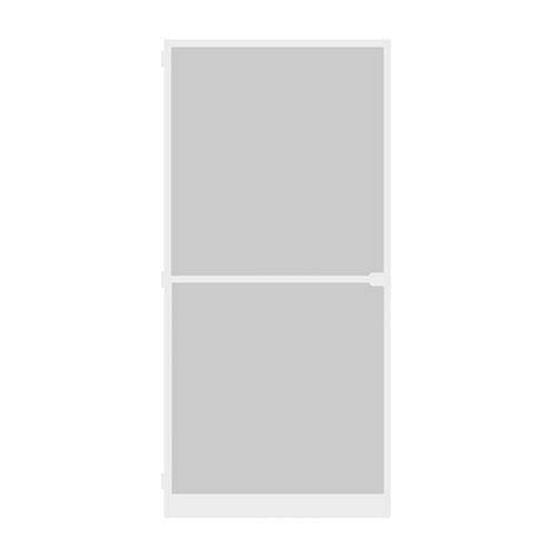 Preisvergleich Produktbild WIP Insektenschutztür Alu-Fliegengittertür 100x210cm, weiß