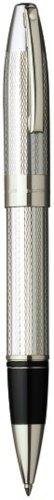 Sheaffer Legacy Heritage Sterling Silver Barley Corn Pattern - Palladium Plated Trim - Rollerball Pen