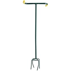 Leborgne Griffe rotative 4 dents Rotogrif' NaturOvert, Écologique et ergonomique, Idéal pour massifs et terres légères, Poids : 1,8 kg