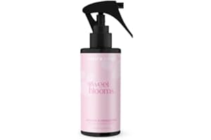 SASSY SCENTS Sweet Blooms- Odour Eliminating Room & Fabric Spray- Zesty Citrus, A Hint Of Marine Breeze, Candyfloss And Sweet Blossoms- Strong & Long Lasting Fragrance, Vegan Friendly – 150ml