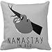 Namastay In Bed Sloth Throw Pillow Case