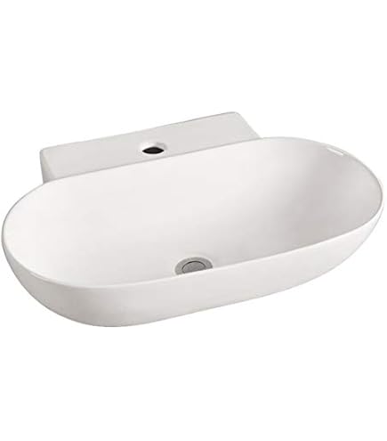 Roca INSPIRA Unterbauwaschbecken – Weiß, 605 X 390 X 138 Mm, Porzellan (Fineceramic®), Ohne Armaturenlöcher, Inkl. Befestigungsset