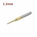 Price comparison product image 1.3mm Tungsten Steel Titanium Coat Carbide End Mill Engraving Bit CNC PCB Rotary Burr Milling Cutter