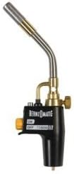 BurnzOMatic (BZMTS8000BT) Torch Head, Trigger Start, Variable Flame Control, Lock-On Button, Mapp Gas by BurnzOMatic