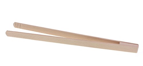 Grillzange Gurkenzange Holz 40 cm Set - 2